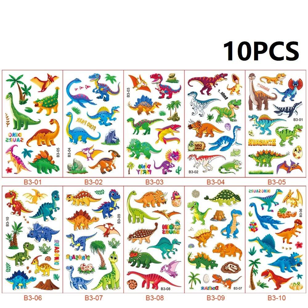 10-Pack Waterproof Temporary Tattoo Stickers for Kids and Soccer Fans, Fake Tattoos for Adults and Kids, Arm Covers, Color: Parallel Import