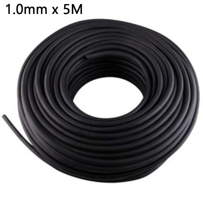 0.8mm x 5 Meters, Black Aluminum Bonsai Wire, 0.8mm, 1mm, 1.5mm, 2mm, 3mm, 3.5mm, for Plant Shaping, DIY Gardening Tool, Parallel Import