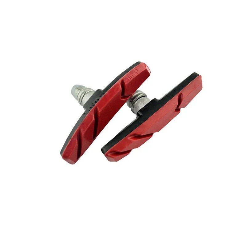Set of 1/2/4/6/10 Silent Brake Pads for MTB and Road Bikes, Bicycle V-Brake Shoes, Durable Cycling Accessories, Color: Parallel Import