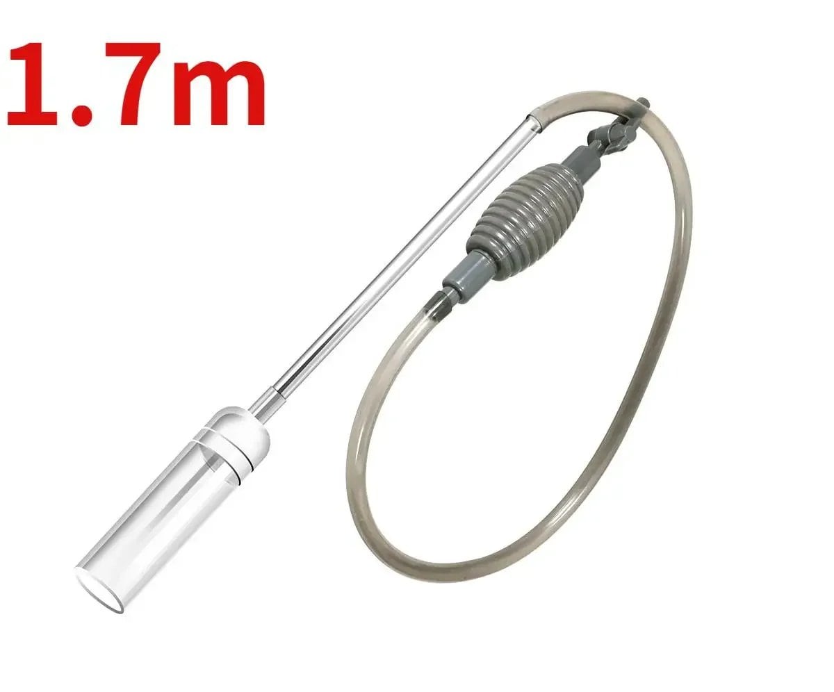 1.5m Manual Water Change Pump for Aquariums, Aquarium Air Pump Cleaning Tool, Handheld Aquarium Cleaner, Vacuum Siphon Pump, Color: Meter, Parallel Import