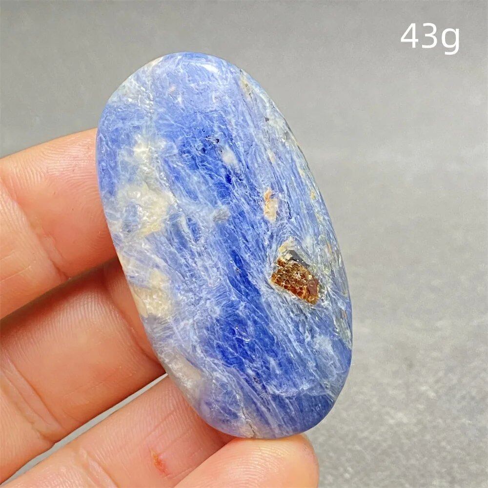 High-Quality Natural Kyanite Crystal for Palm Play, Hand Polishing, Meditation Massage, Magic Stone, Home Decoration, Colorful, Parallel Import