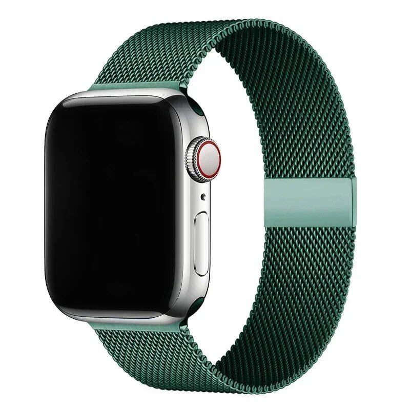 アップルウォッチ用ミラネーゼループ バンド 44mm 40mm 45mm 41mm 42-38-44mm ストラップ ウルトラ2 49mm メタルバンド iWatch シリーズ9 8 7 6 SE 5 4 3 バンドカラー:mm 並行輸入品