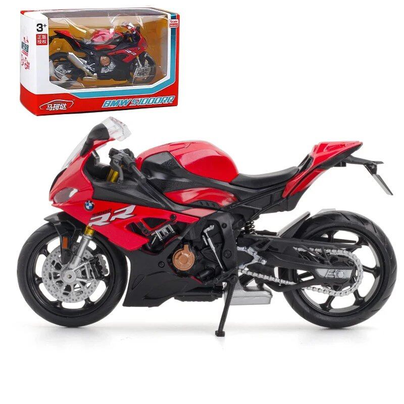 1/12 BMW S1000RR ミニチュアバイク 1:12スケール RMZシティ ダイキャストレーシングモデル スーパースポーツコレクション 男の子向けギフト 色:) 並行輸入品