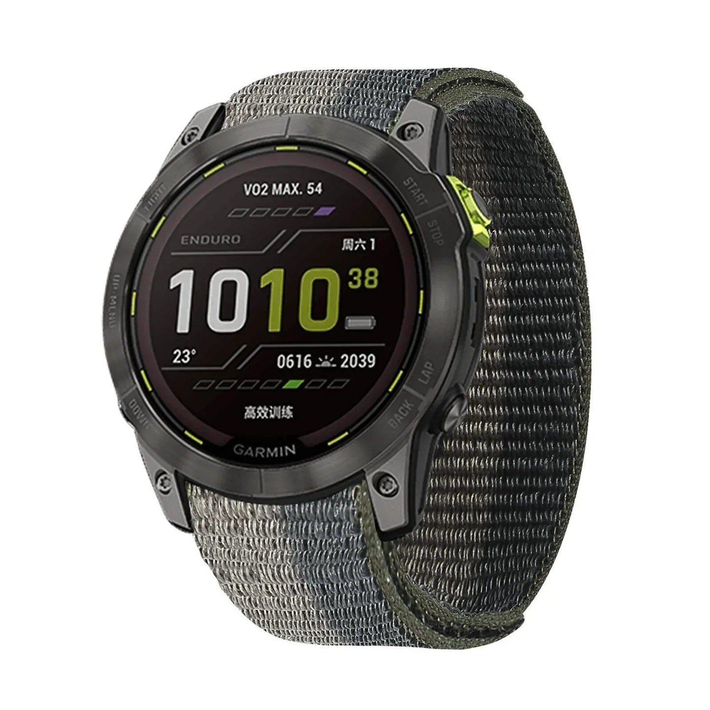 Garmin Fenix 7X/6X Pro/7/7S/6/6S/5X/5/5S Plus/Venu 2 Plus用 20 22 26mm ナイロン ウォッチバンド フックアンドループ 速乾ストラップ バンドカラー:mm 並行輸入品
