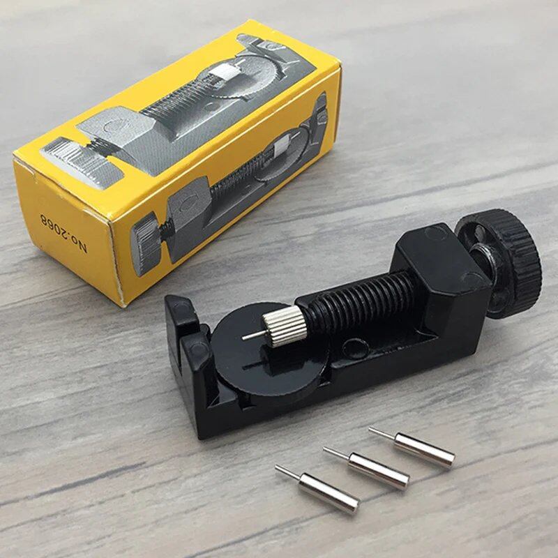 Stainless Steel Watch Band Removal Tool Repair Kit with Pin Adjuster, Bracelet Link Remover, and Spring Bar Set, Parallel Import