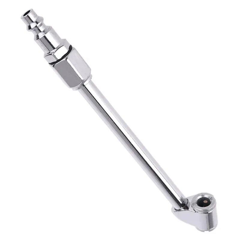 1/4" Lock-On Metal Air Chuck for Air Compressors, Tire Inflators, Dual Head Connector, Hose Repair, Inflation Chuck, Parallel Import