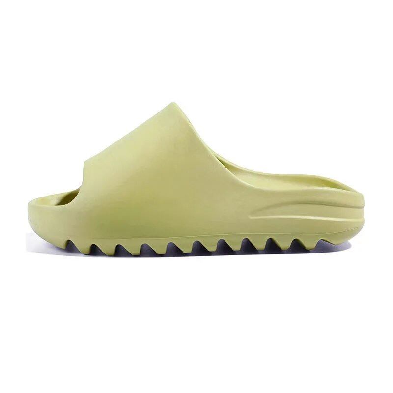 Women's Lightweight EVA Summer Slippers, Comfortable Massage Flats, Couples' Room Shoes, Bathroom Shoes, Shower Sandals, Color: Imported
