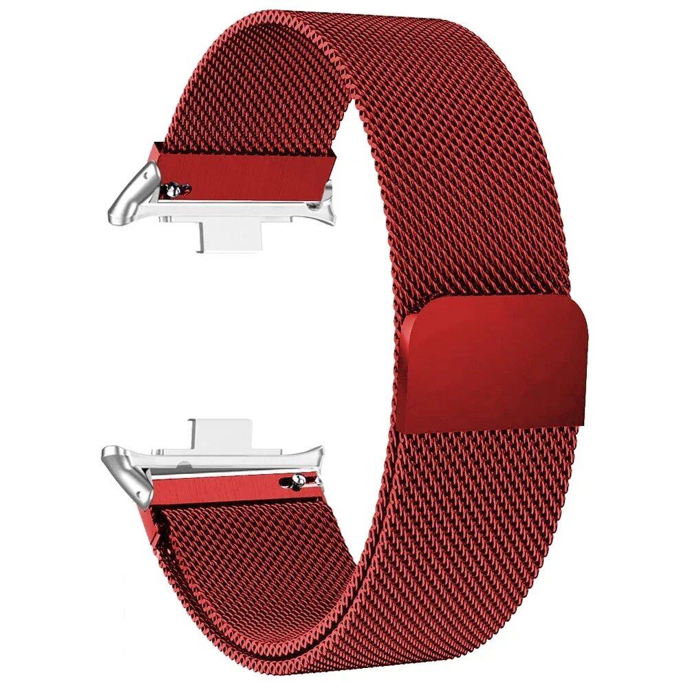 ミラネーゼループバンド for Redmi Watch 5/4 スマートウォッチ用ブレスレット Mi Band 8 Pro/9 Pro対応 交換用メタルストラップ アクセサリー バンドカラー: 並行輸入品
