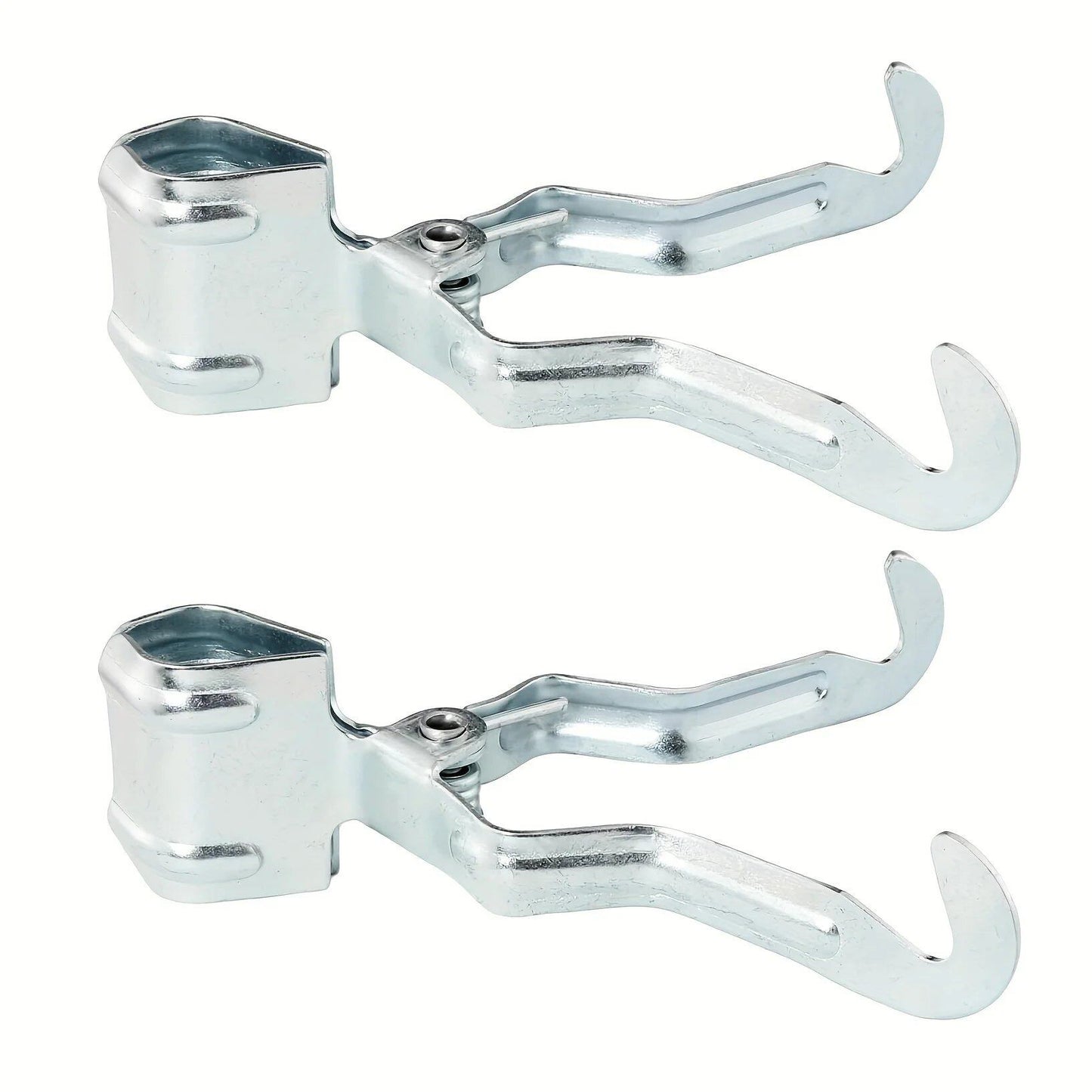 1/2 Pieces Outdoor Metal Iron Clips, Camping Tent Light Stand Hanging Hooks, Multifunctional Hiking Lamp Hanger Clamps, Color: Parallel Import