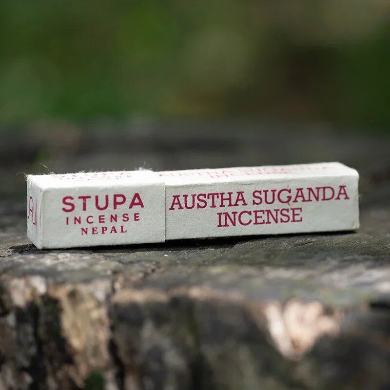 STUPA スティックインセンス NAG チャンパ サンダルウッド シダー フランキンセンス デブダール 天然ハンドメイド お香 ホームメディテーション用 アロマ 香り 並行輸入品