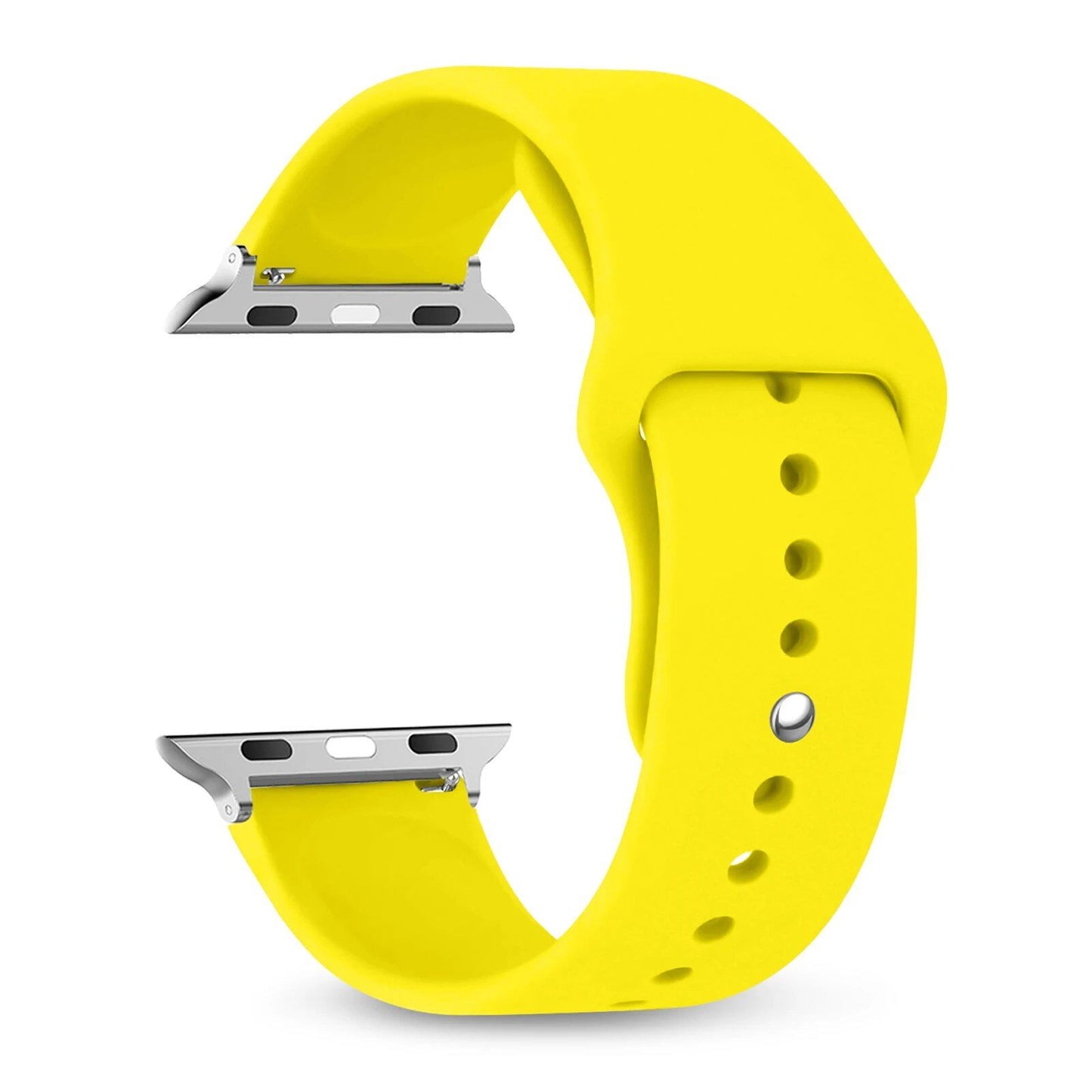 Silicone Sport Band for Apple Watch, 45mm, 44mm, 42mm, 49mm, 40mm, and 41mm, Compatible with iWatch Series 9/8/7/6/5/4/3/SE/Ultra 2, Band Color: mm; Ships from: Parallel Import