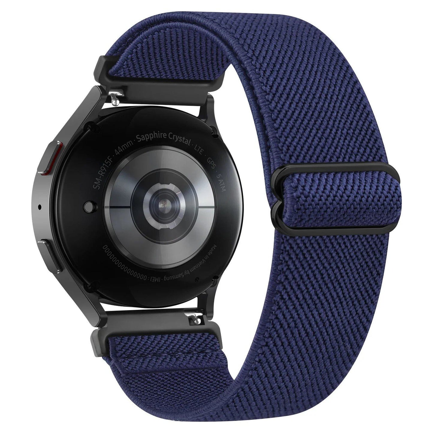 Stretchable Nylon Strap for Samsung Galaxy Watch 7/6/5/4/4 Classic/5 Pro/6 Classic/Active 2/Watch 3 (40mm/44mm/42mm/46mm/47mm/41mm) Band Color: 20mm Band Width (Parallel Import)