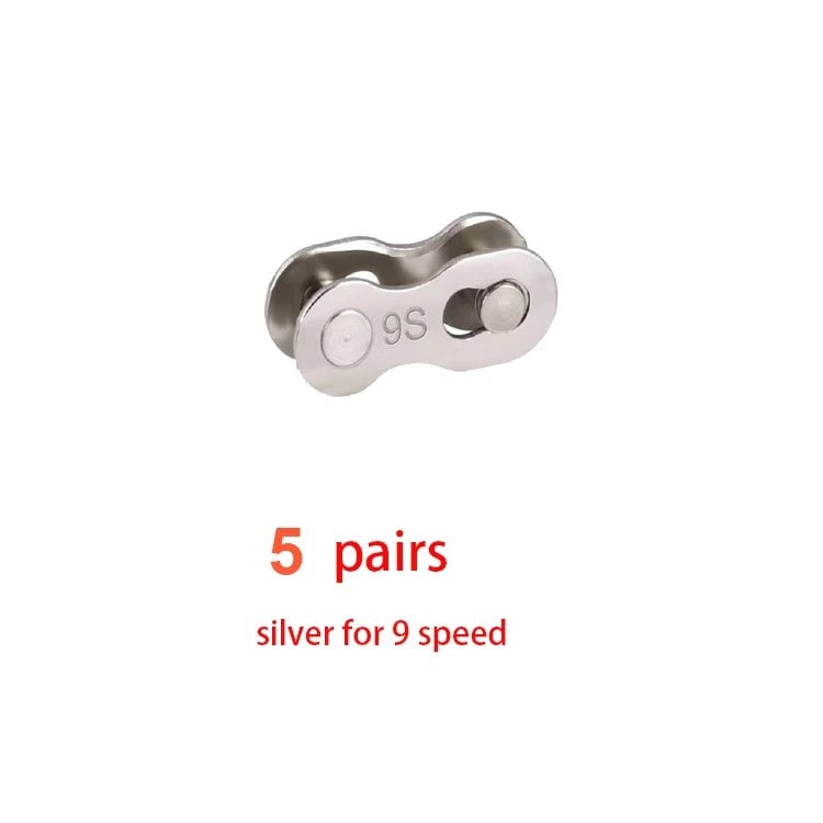 Universal Bicycle Chain Connector for 1/6/7/8/9/10/11 Speed Mountain/Road Bikes, Quick Link, Chain Master, Cycling Parts, Color: Parallel Import