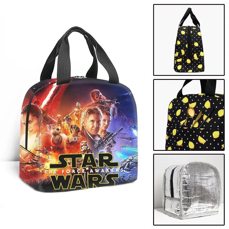 スター・ウォーズ キッズ 保冷ランチバッグ 保温トート 子供用ピクニックバッグ お弁当袋 旅行用ランチバッグ カラー:0 並行輸入品