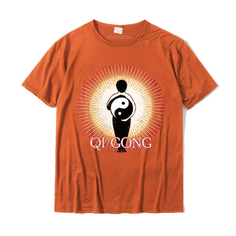 女性用気功・陰陽エネルギー瞑想太極丸首Tシャツ カミサス 卸売り カジュアルTシャツ 綿 大人用トップス ティー カジュアル サイズ: 並行輸入品