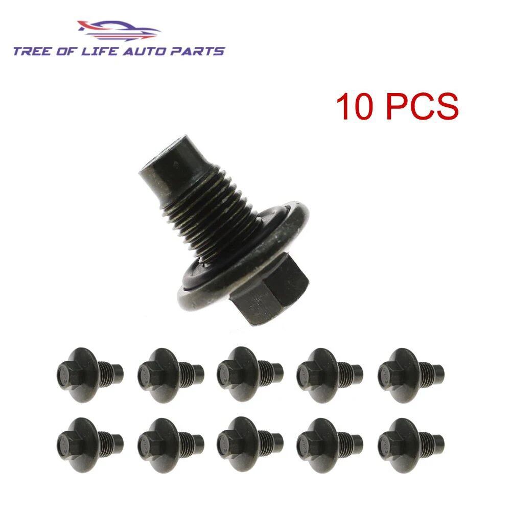 Set of 1, 2, 5, or 10 M14 x 1.5 Engine Oil Drain Plug Bolts and Screws for Dodge Grand Caravan, Avenger, Durango, and Jeep Compass, Patriot, and Grand Cherokee. Specifications: M14 x 1.5; Color: Parallel Import