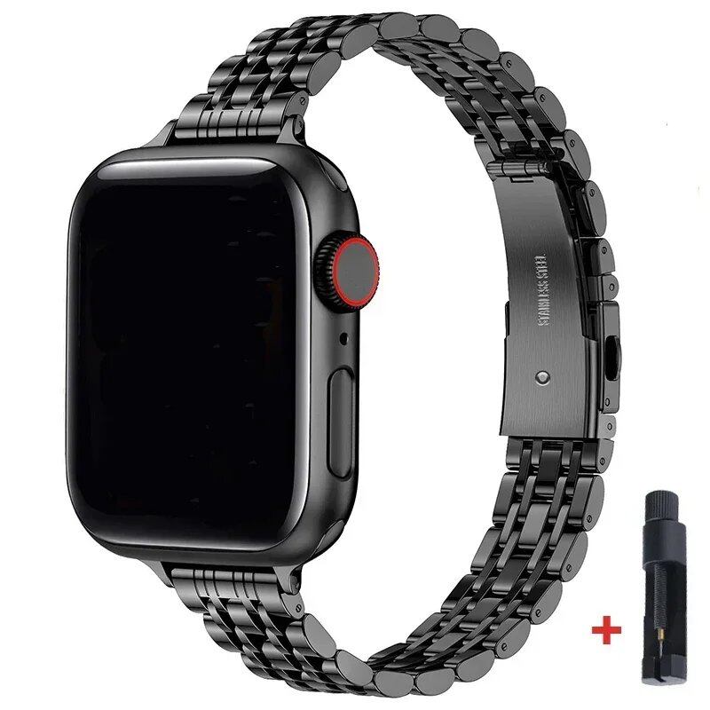 Apple Watch Ultra 2用ステンレススチールストラップ 49mm 42mm 44mm対応 メタルブレスレット iWatchシリーズ10 46mm 9/8/7/6/SE/5/4/3 45mm 41mm対応 バンドカラー:;発送元: 並行輸入品