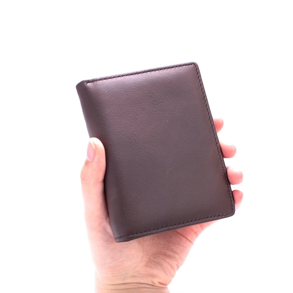 メンズ 財布 ビジネス用 縦型 本革 財布 ジッパー カードホルダー マネークリップ 防盗 RFID対応 コインケース 男性用 色 並行輸入品