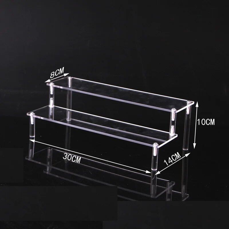 1-5 Tier Acrylic Display Stand/Clear Case (for Cupcakes, Perfume, Dolls, Amiibo, and Funko POP Figures) Color: Parallel Import