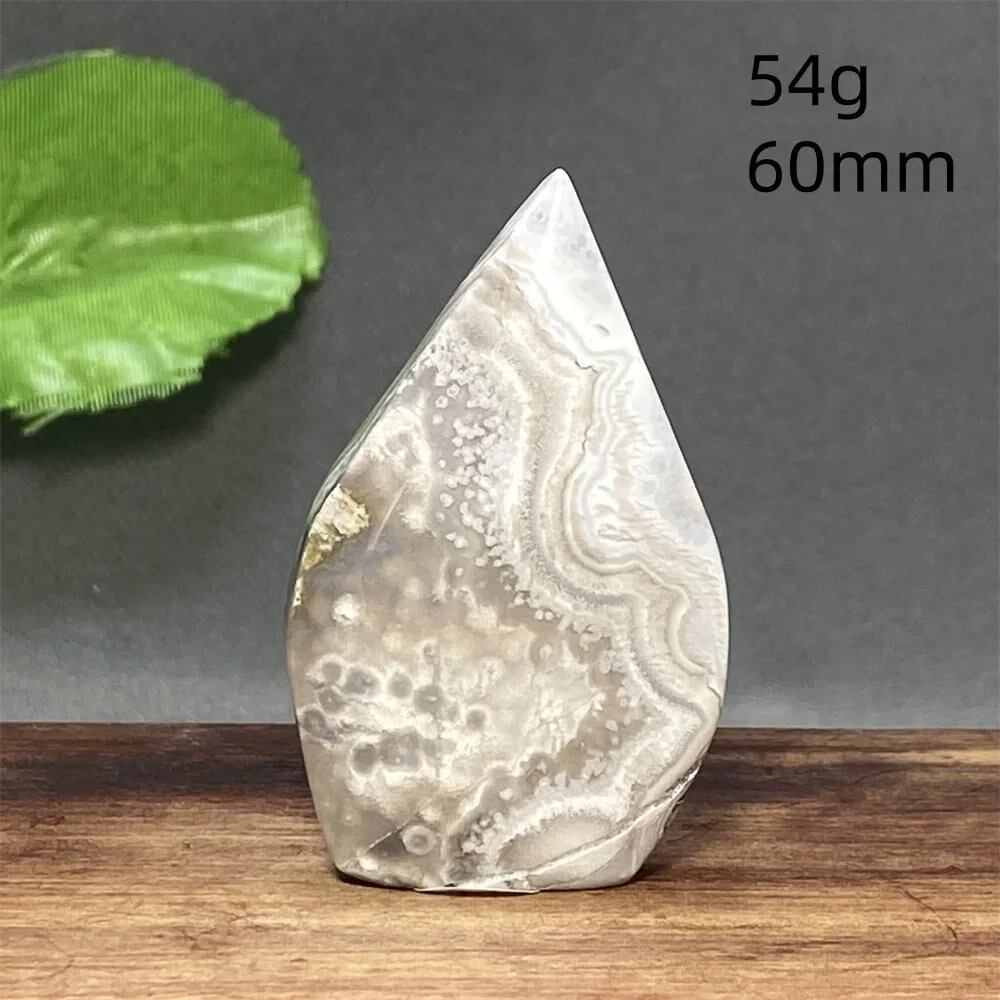 メキシコ産天然アゲートクリスタル装飾品 ホリデーギフト 瞑想チャクラエネルギー パワーストーン ミネラル ホームデコレーション カラー: 並行輸入品