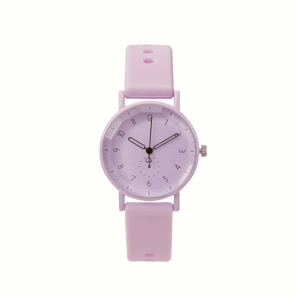 Pink digital simple ladies' dress watch, designer fashion watch, 2023 new arrival, casual silicone strap, quartz movement, ladies' watch, gift clock; Ships from: Parallel import