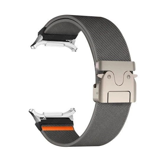 Braided Elastic Bracelet Loop Nylon Strap for Samsung Galaxy Watch 7 Ultra 47mm. Size: Galaxy Ultra 47mm; Band Color: Parallel Import.