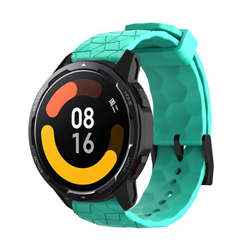 Xiaomi Mi Watch / Mi Watch Color 対応 サッカーバンド 22mm 通気性リストバンド 交換用ストラップ Xiaomi S1 Active 対応 ブレスレット ベルト バンドカラー:mm 並行輸入品