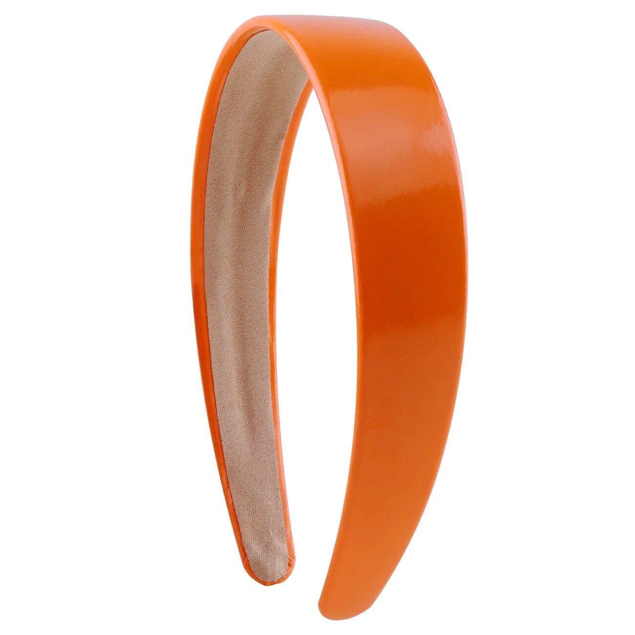 1.18-inch PU Leather Headband, Wide Pad, Non-Slip, Stylish Hairband, Cute Hair Accessory for Women, DIY, Parallel Import