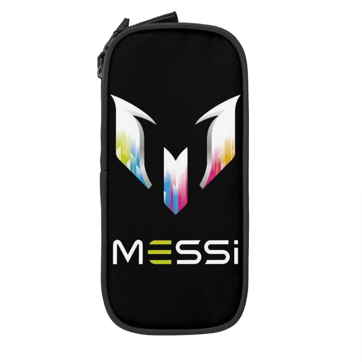 Soccer Messi Pencil Case, Large Capacity, Student Pencil Case, Stationery, School Supplies, Makeup Pouch, Size: L; Parallel Import