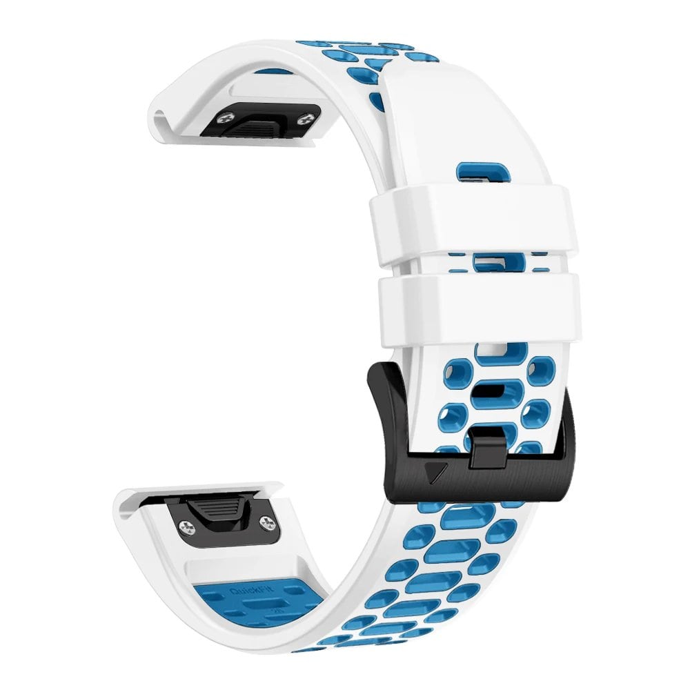 Quick-Fit Silicone Watch Strap for Garmin Instinct 2X Solar, 26mm, 22mm, Garmin Fenix 6X, 6 Pro, 5X, 5 Plus, 7X, 7, Band Color: mm, Parallel Import