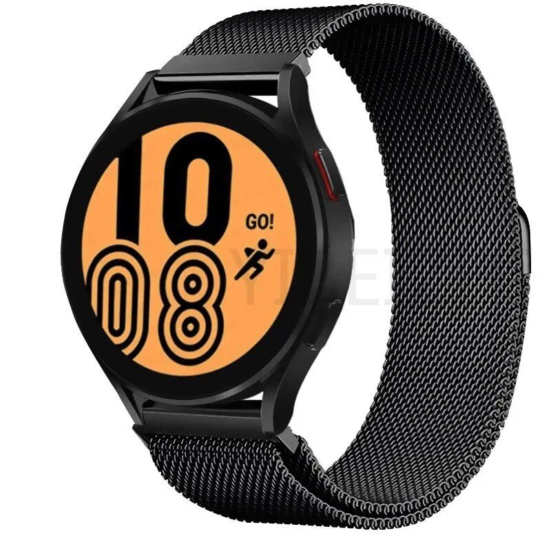 Milanese Loop Band for Samsung Galaxy Watch 6/5/4 Classic, Metal Strap, 20mm/22mm Bracelet, Compatible with Huawei GT/Amazfit GTS 4/GTR 2e/Bip 3-5, Parallel Import