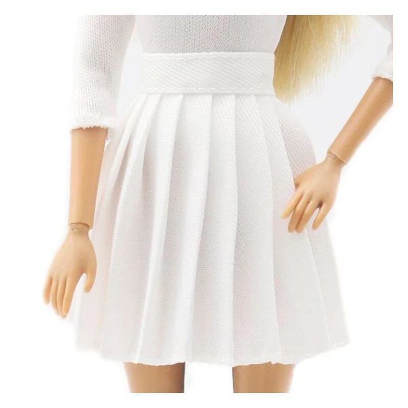 1/6 Scale BJD Doll Clothes Set (Puff Sleeve Shirt, Skirt, and Shorts) for 30cm (11.5 inch) Dollhouse Accessories; Size: One Piece Only, Parallel Import