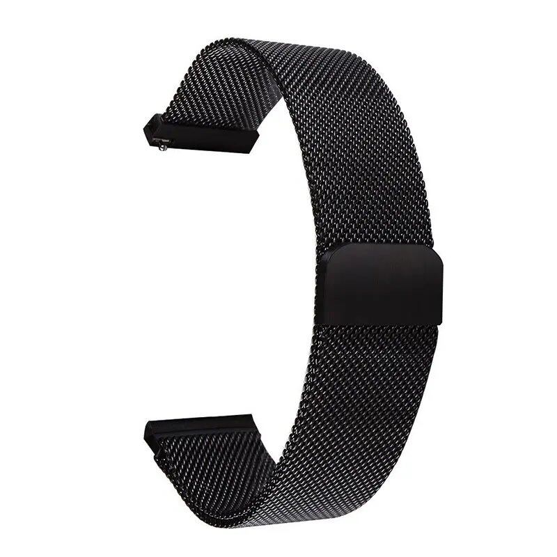 UTHAI Stainless Steel Magnetic Mesh Strap, Universal Quick Release Watch Band, 16mm, 18mm, 20mm, 22mm, 24mm, Band Color: mm, Parallel Import