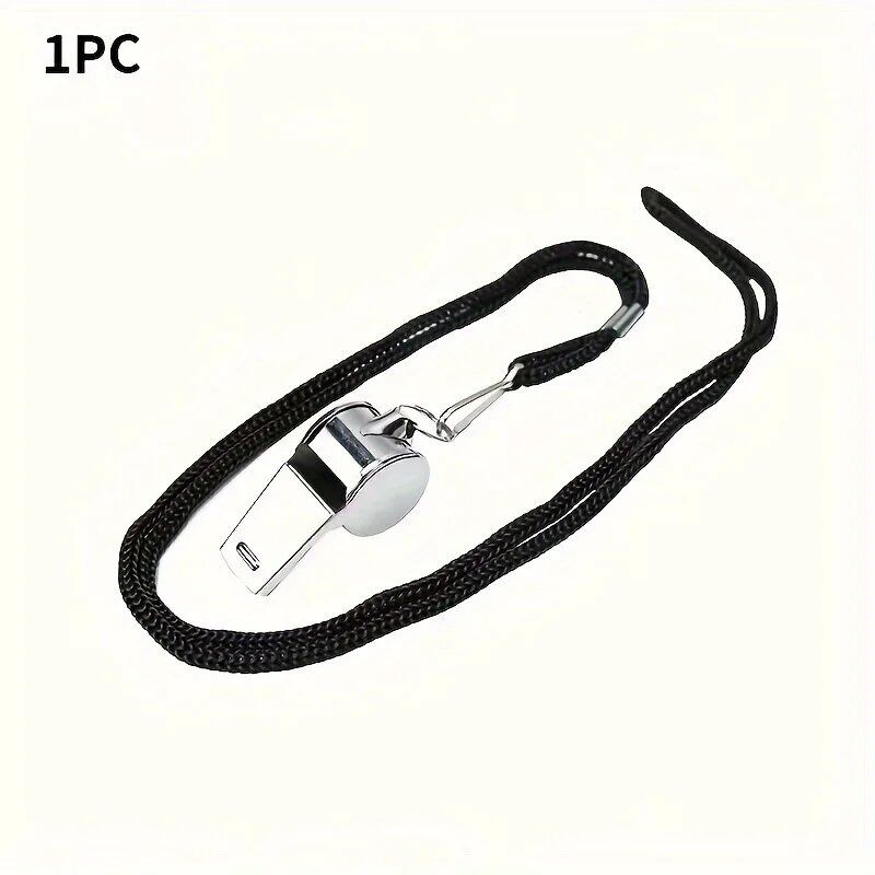 Set of 10 Stainless Steel Metal Whistles for Professional Soccer and Basketball Referee Training, Color: 1, Parallel Import
