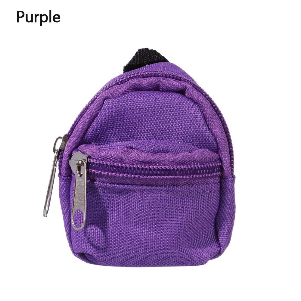 1/6 Scale Miniature Bag Toy for BJD Dolls, Cute Floral School Bag, Dollhouse Decor, Backpack, Doll Clothes Accessory, Parallel Import
