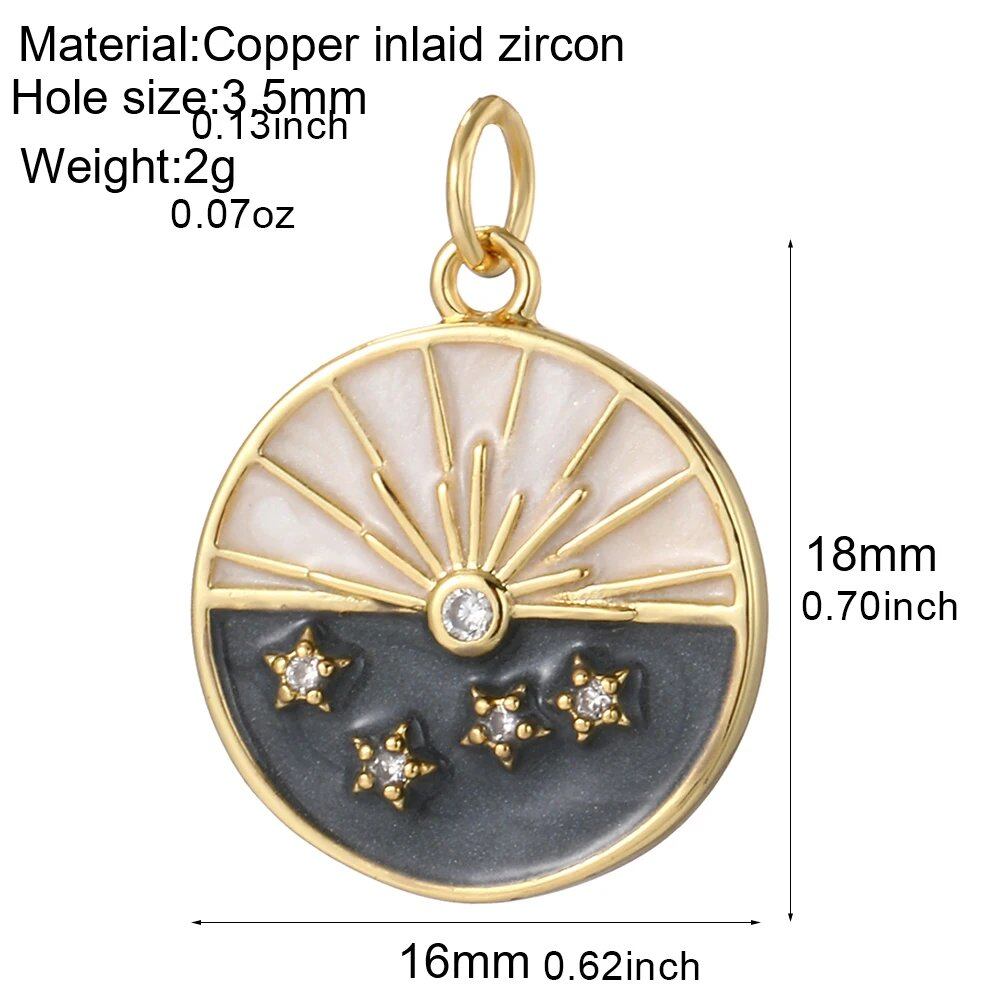 ゴシッククロスハートチャーム タロットカードチャーム ゴールド アクセサリーパーツ DIY ネックレス ピアス ブレスレット ペンダント ジュエリー制作 メタルカラー:AC2 並行輸入品