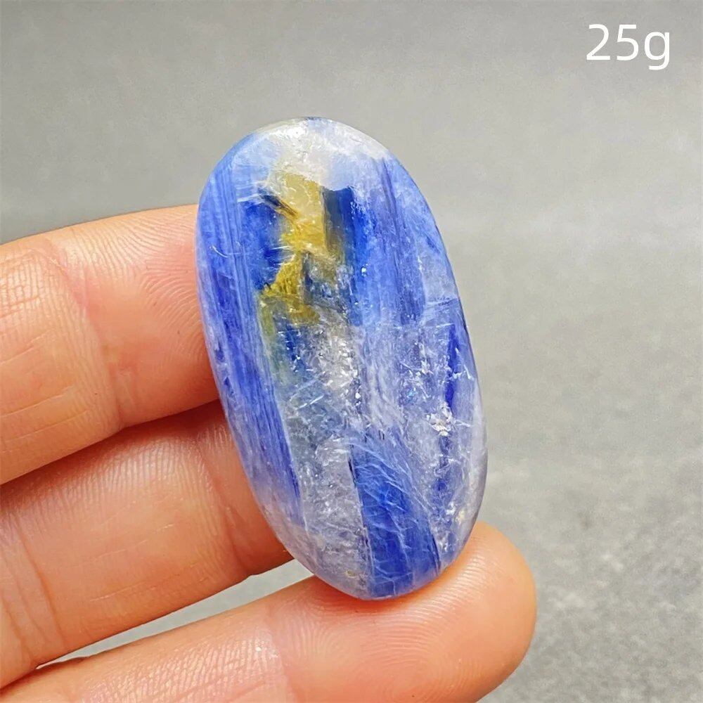 High-Quality Natural Kyanite Crystal for Palm Play, Hand Polishing, Meditation Massage, Magic Stone, Home Decoration, Colorful, Parallel Import