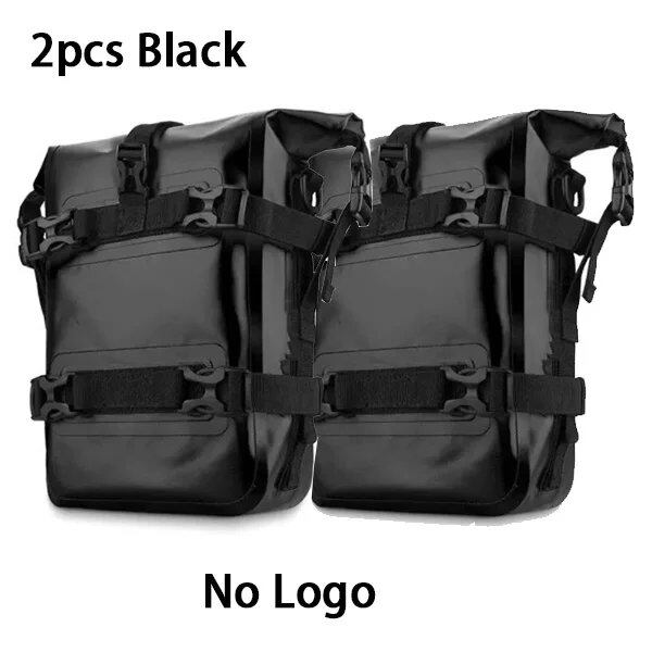 1/2-Piece Motorcycle Bumper Bag for BMW R1200GS R1250GS ADV, Honda NC750X, CB500X, Waterproof Crash Bar Bag, Bumper Repair Tool Bag (Parallel Import)