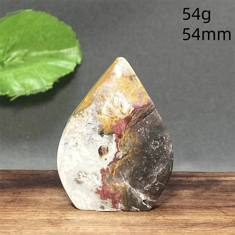 メキシコ産天然アゲートクリスタル装飾品 ホリデーギフト 瞑想チャクラエネルギー パワーストーン ミネラル ホームデコレーション カラー: 並行輸入品