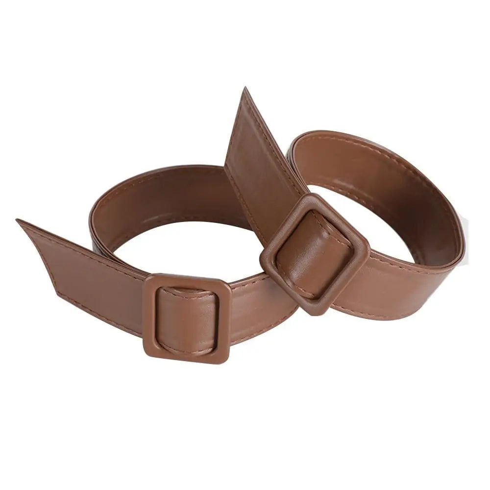High-quality faux leather cuff band, durable replacement coat sleeve buckle, adjustable sleeve garter, coat, parallel import