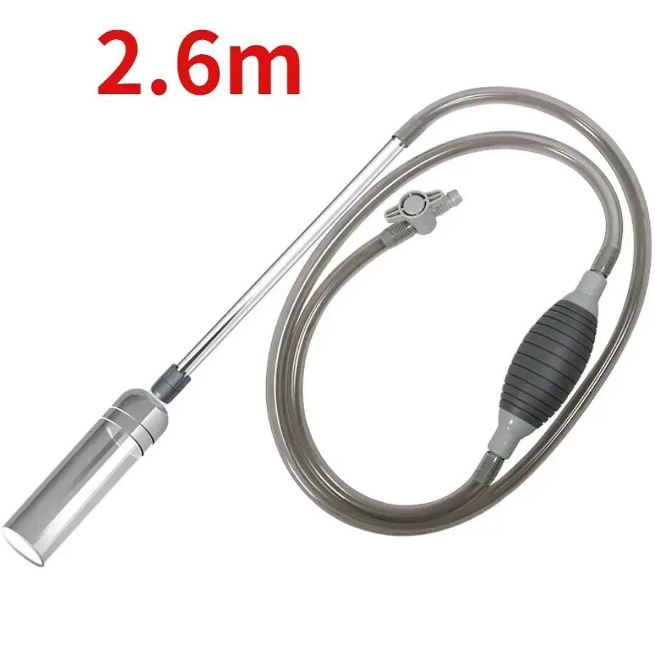 1.5m Manual Water Change Pump for Aquariums, Aquarium Air Pump Cleaning Tool, Handheld Aquarium Cleaner, Vacuum Siphon Pump, Color: Meter, Parallel Import