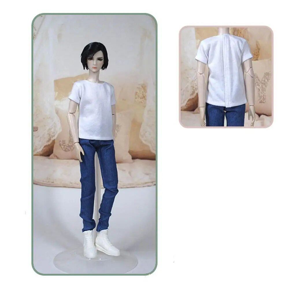 1/6 Scale BJD, DD, and SD10 30cm Doll Fashion T-Shirt, Men's Clothes, Kids DIY Doll Accessories, Color: ; Ships from: Parallel Import