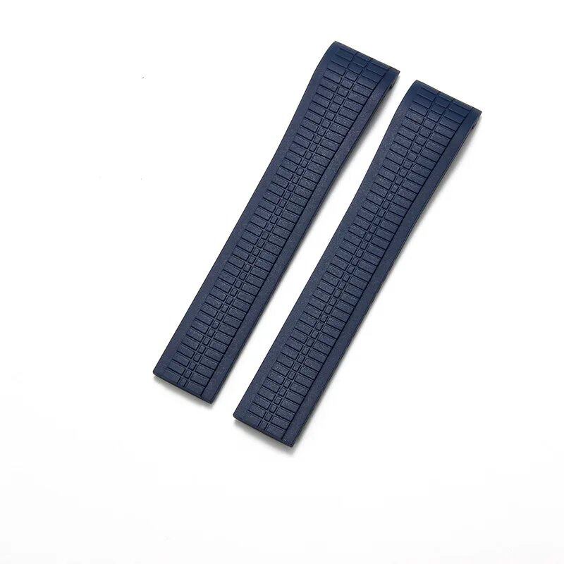 Replacement strap for Patek Philippe Geneve Aquanaut, 21mm, waterproof rubber wristband. Band Color: 21mm; Band Width: 21mm. Parallel import.
