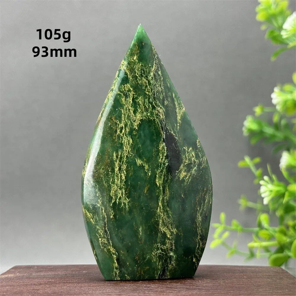 天然エメラルド フリーシェイプ トーチ研磨 工芸品 レイキヒーリング 瞑想 ウィッチクラフト サクリファイス エネルギー ホーム 風水 デコレーション カラー 並行輸入品