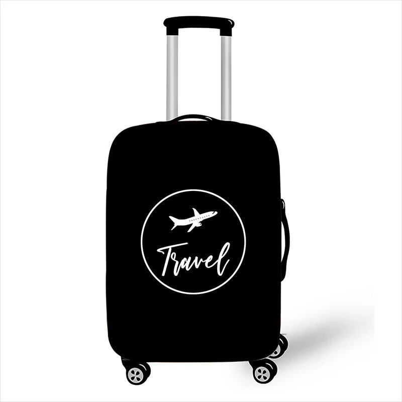 飛行機用トラベルスーツケースカバー エラスティックトローリーケースプロテクター 防塵 航空機マップデザイン 旅行用 ギフト対応 サイズ: 並行輸入品