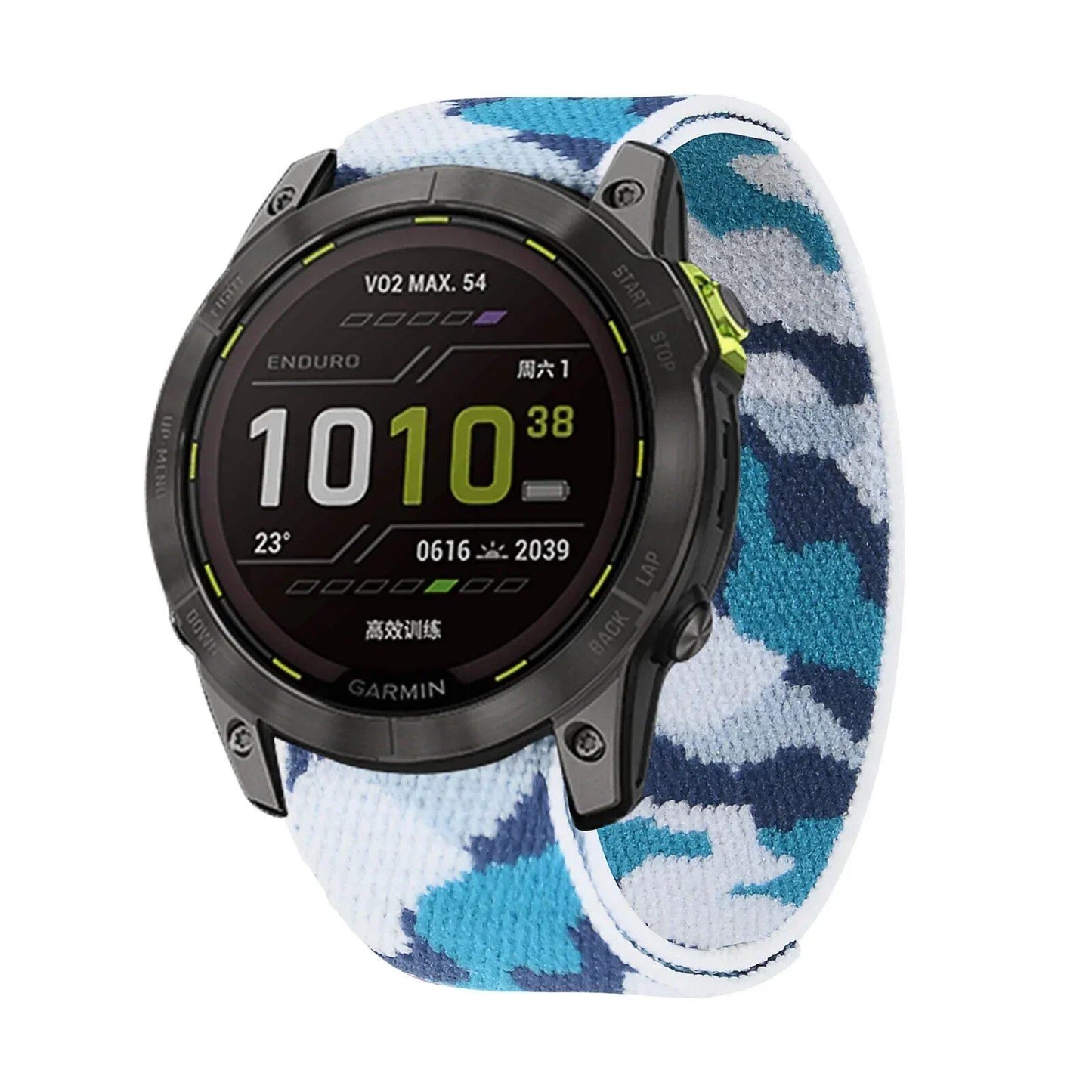 Garmin Fenix 7X/6X Pro/7/7S/6/6S/5X/5/5S Plus/Venu 2 Plus用 20 22 26mm ナイロン ウォッチバンド フックアンドループ 速乾ストラップ バンドカラー:mm 並行輸入品