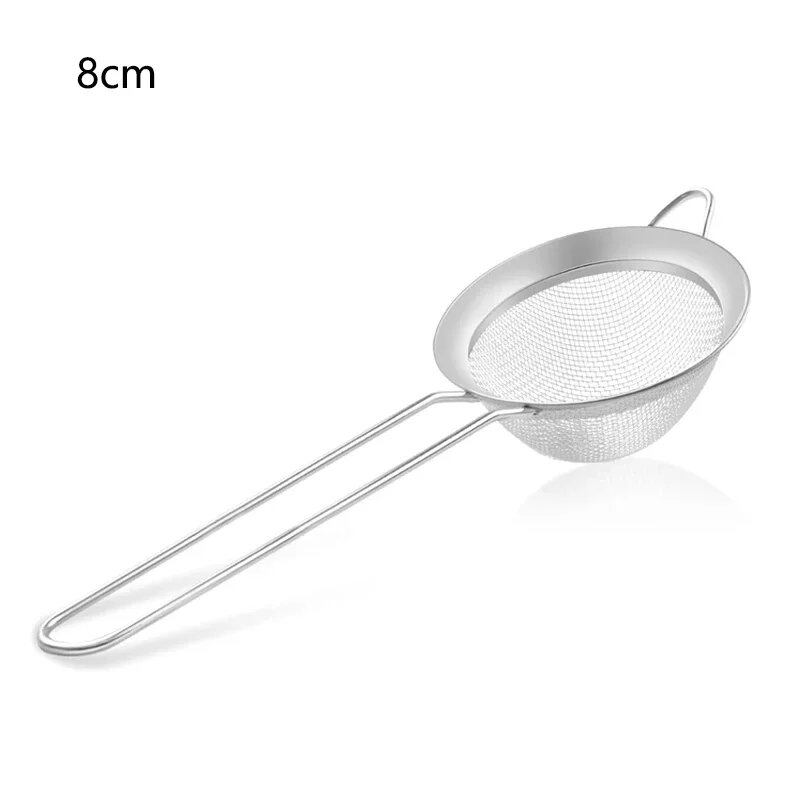 Set of 1, 3, or 4 Stainless Steel Wire Extra-Fine Mesh Oil Strainer, Flour Sifter, Flower Sieve, Pastry & Baking Tools, Kitchen Accessories, Parallel Import