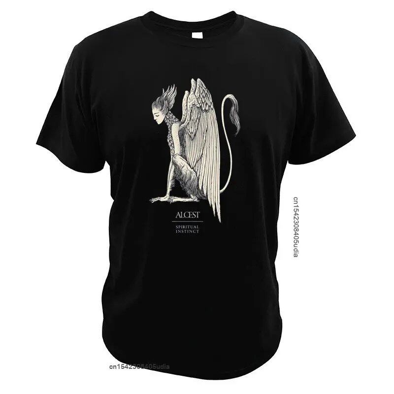 スピリチュアル・インスティンクトTシャツ アルセスト アルバムTシャツ フレンチ・ポストメタルバンド 綿100% 快適着心地 EUサイズ トップス メンズ レディース Tシャツ サイズ: 並行輸入品