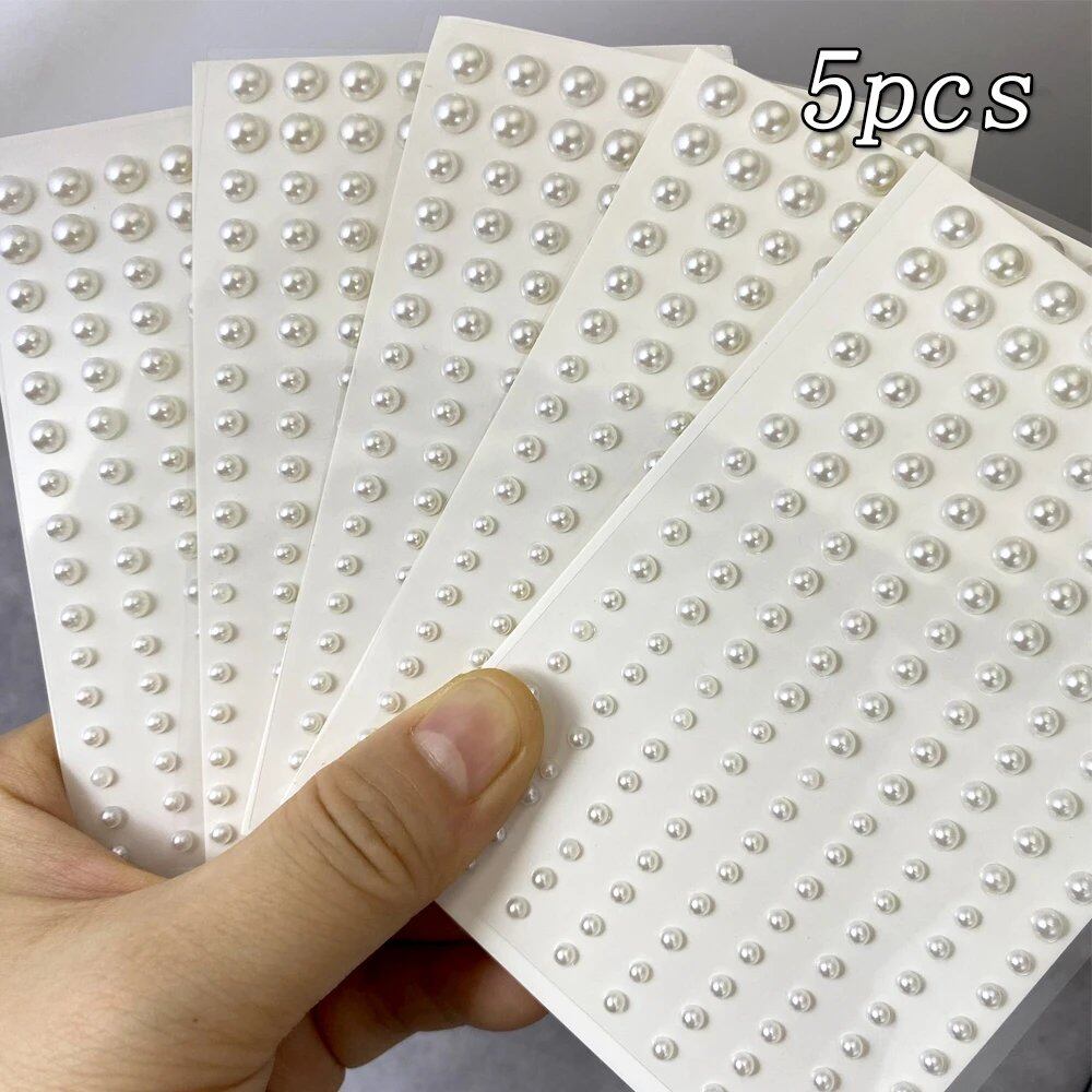 1/5/8-Piece 3D Face and Eye Tattoo Stickers for Party Makeup, Diamond Rhinestone Stickers, Self-Adhesive Mixed Crystal Face Decoration Stickers, Parallel Import