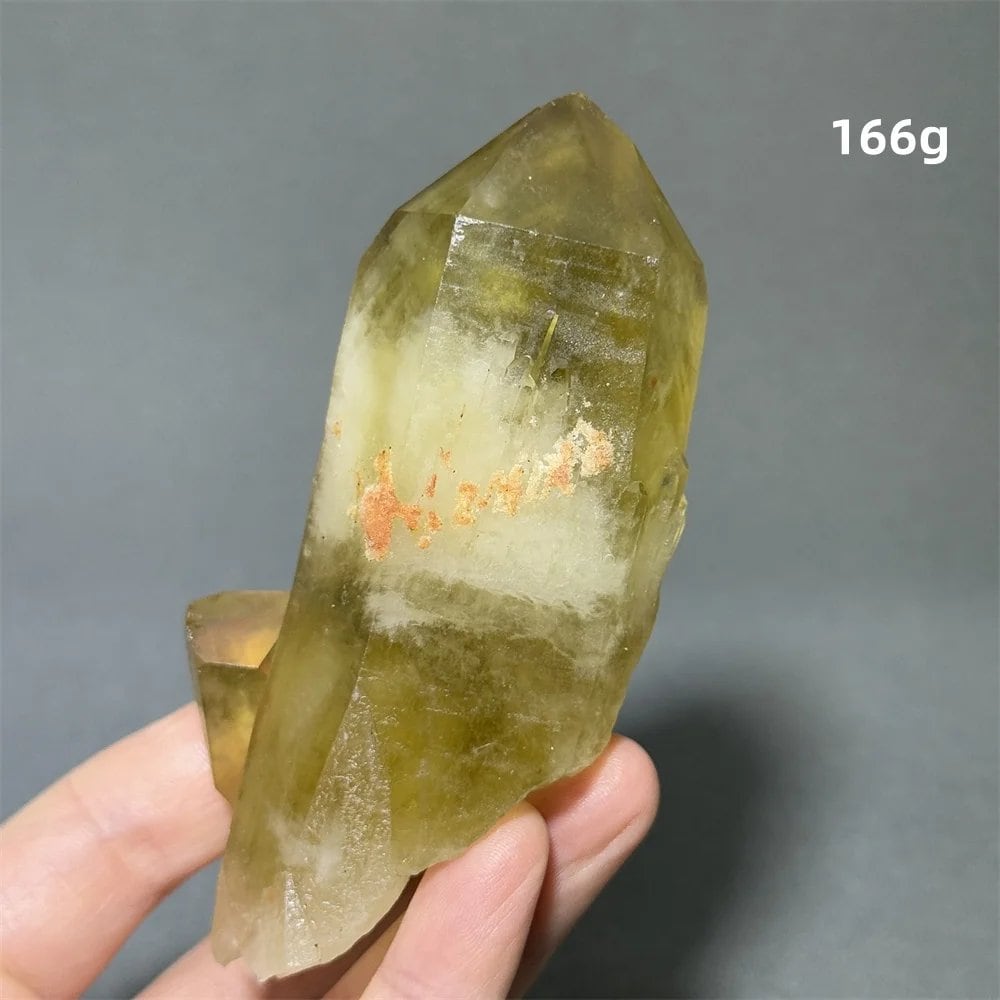 シトリン タワークリスタル 天然クォーツ 鉱石 エネルギー ヒーリング スピリチュアル オーラ 魔術 ホームデコレーション カラー: 並行輸入品